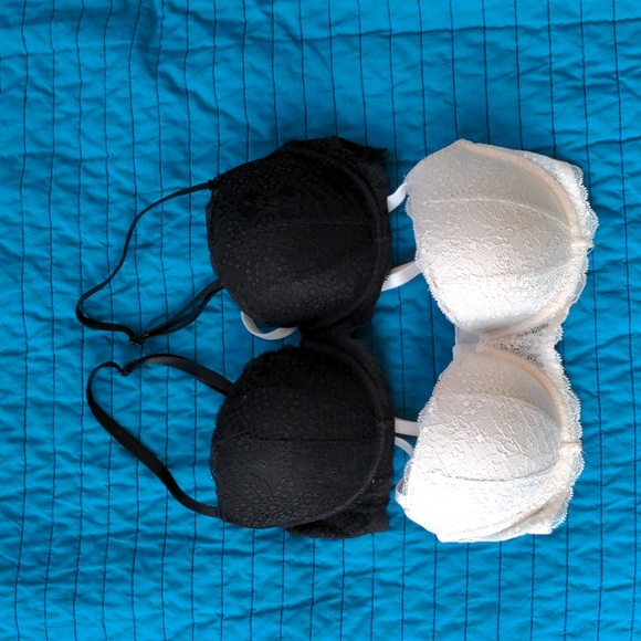 VS Pink Set of 2 Date Push-Up Bras - Picture 1 of 7